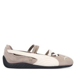 Baleriny Puma. Szare baleriny damskie Puma, bez wzorów, bez obcasa. Za 399.99 zł.