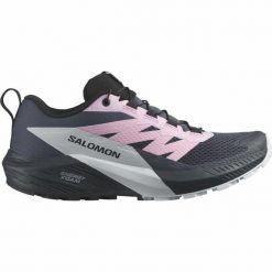 Obuwie Sportowe Damskie Running Salomon Sense Ride 5. Szare obuwie sportowe damskie Salomon, bez wzorów, z materiału, do biegania. W wyprzedaży za 449.00 zł.
