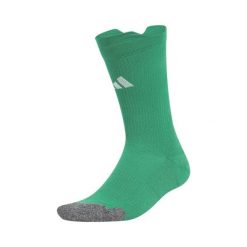 Skarpety unisex piłkarskie adidas Football Cushioned Performance Crew. Zielone skarpety męskie Adidas, bez wzorów, z dzianiny. Za 54.99 zł.
