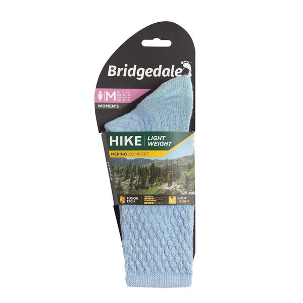 Skarpety do turystyki damskie Bridgedale HIKE LW COM BO LD. Brązowe skarpety damskie Bridgedale, bez wzorów, z elastanu. Za 92.99 zł.