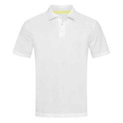 Męska Koszulka Polo Active 140. Białe koszulki polo męskie Stedman, m, bez wzorów, bez ramiączek. Za 65.99 zł.