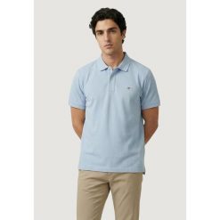 Polo z krótkim rękawem Mężczyzna GANT REG SHIELD SS PIQUE POLO. Niebieskie koszulki polo męskie GANT, m, bez wzorów, eleganckie, bez ramiączek. Za 333.00 zł.