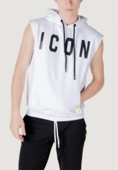 Bluza Mężczyzna ICON. Zielone bluzy sportowe męskie ICON, l, z aplikacjami, z bawełny, z kapturem, na fitness i siłownię. Za 314.70 zł.