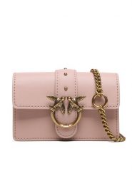 Pinko Torebka Love One Micro C PE 23 PCPL 100064 A0F1 Różowy. Czerwone torebki do ręki damskie Pinko, bez wzorów, ze skóry, wizytowe, bez dodatków. Za 469.99 zł.