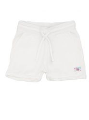 Odzież sportowa z bawełna z kieszenie na co dzień. Biała szorty sportowe damskie LEONE 1947 APPAREL, l, bez wzorów, z bawełny, sportowe, na fitness i siłownię. Za 84.16 zł.