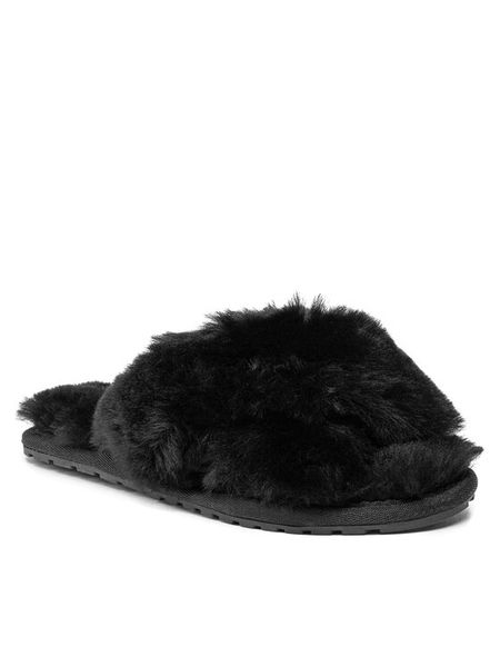 EMU Australia Kapcie Mayberry W11573 Czarny. Czarne kapcie damskie Emu Australia, bez wzorów. Za 219.99 zł.