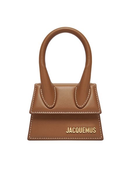 JACQUEMUS Torebka Le Chiquito 22H213BA001-3072 Brązowy. Brązowe torebki do ręki damskie JACQUEMUS, bez wzorów, ze skóry, bez dodatków. Za 2,209.00 zł.