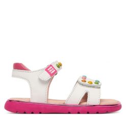 Sandały Agatha Ruiz de la Prada. Białe sandały dziewczęce Agatha Ruiz de la Prada, bez zapięcia. Za 239.99 zł.