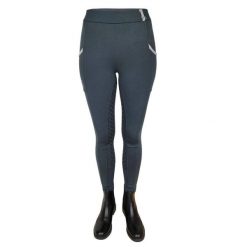 Legginsy jeździeckie pełno-dopalające dziewczęce York Margo. Szare legginsy dla dziewczynek YORK, bez wzorów, z bawełny. Za 258.00 zł.