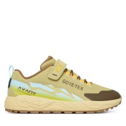 Sneakersy Primigi. Brązowe trampki i tenisówki chłopięce Primigi, bez wzorów, z gore-texu, bez zapięcia. Za 374.99 zł.
