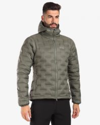 Kurtka puchowa Kilpi Albert. Zielone kurtki snowboardowe męskie Kilpi, m, bez wzorów, z materiału, bez kaptura, narciarskie, primaloft. Za 518.50 zł.