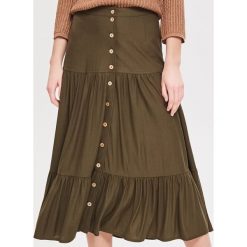 Spódnica midi - Khaki. Spódnice damskie Reserved. Za 119.99 zł.