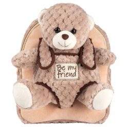 Plecak z pluszową zabawką Educa Borras Milly Bear. Brązowe torby i plecaki dziecięce Perletti, z materiału. Za 164.50 zł.