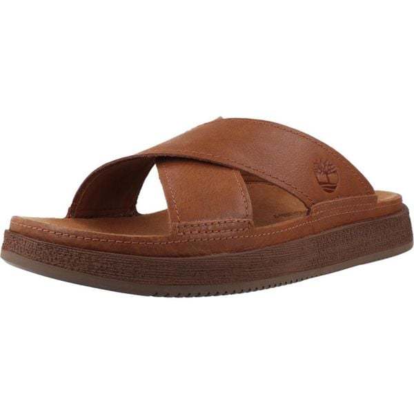 Sandały TIMBERLAND TB0A2M17EM61 Brązowy. Brązowe sandały męskie Timberland, ze skóry, bez zapięcia. Za 386.99 zł.