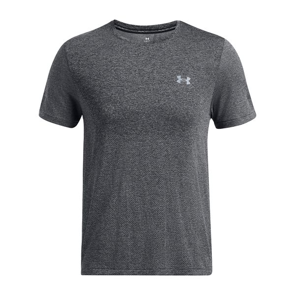 Koszulka do biegania męska Under Armour Seamless Stride. Szare koszulki sportowe męskie Under Armour, m, bez wzorów, bez kołnierzyka, bez ramiączek, do biegania. Za 179.99 zł.