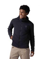 Kurtka narciarska Rossignol męska Opside Hoodie JKT czarna. Czarne kurtki męskie Rossignol, na zimę, m, bez wzorów, z elastanu, klasyczne, z kapturem. Za 1,025.00 zł.