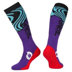 Skarpety narciarskie snowboardowe unisex O'neal Pro Sock. Czerwone skarpety damskie O'NEAL, bez wzorów, z elastanu. Za 69.00 zł.