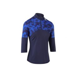 Koszulka Thermic 3/4 900. Czarne t-shirty damskie ARTENGO, ze stójką. Za 59.99 zł.