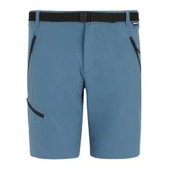 Szorty Regatta Xert Stretch. Niebieskie krótkie spodenki sportowe męskie Regatta, bez wzorów, trekkingowe. W wyprzedaży za 199.99 zł.