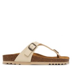 Japonki Scholl. Czarne klapki damskie Scholl, bez wzorów, bez obcasa. Za 252.99 zł.