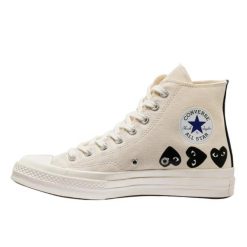 Converse Comme des Garçons Play Multi Black Heart Chuck Taylor All Star '70 High. Brązowe trampki i tenisówki damskie Converse, bez wzorów, retro, bez zapięcia. Za 822.12 zł.