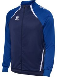 Kurtka rozpinana sportowa bluza Hummel hml Lead 2.0 Track Zip Jacket. Niebieskie kurtki męskie Hummel, m, bez wzorów, z materiału, eleganckie, bez kaptura. Za 168.00 zł.