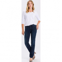 Dżinsy "Rose" - Regular fit - w kolorze granatowym. Niebieskie jeansy damskie Cross Jeans. W wyprzedaży za 136.95 zł.