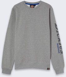 Dickies Bluza Dickies Okemo Grey Melange. Szare bluzy męskie Dickies, m, bez wzorów, bez kaptura. Za 181.08 zł.