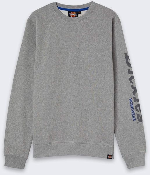 Dickies Bluza Okemo Grey Melange. Szare bluzy męskie Dickies, m, bez wzorów, bez kaptura. Za 181.08 zł.
