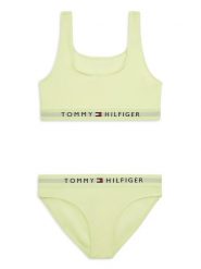 Tommy Hilfiger Strój kąpielowy UG0UG00816 Żółty jasny. Żółte stroje kąpielowe dla dziewczynek Tommy Hilfiger, bez wzorów, z syntetyku. Za 209.99 zł.