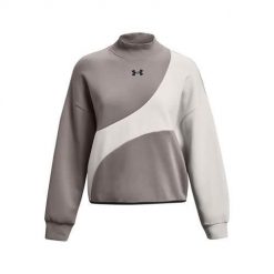 Bluza sportowa damska Under Armour Unstoppable Flc Crop Crew. Szare bluzy sportowe damskie Under Armour, s, bez wzorów, bez kaptura. Za 549.00 zł.