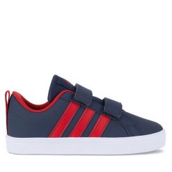 Sneakersy adidas. Niebieskie trampki i tenisówki chłopięce Adidas, bez wzorów, bez zapięcia. Za 169.99 zł.