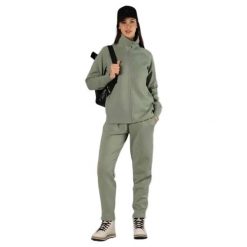 Bluza damska turystyczna CMP 34D1956. Zielone bluzy sportowe damskie CMP, l, bez wzorów, z materiału, bez kaptura, na fitness i siłownię. Za 284.30 zł.