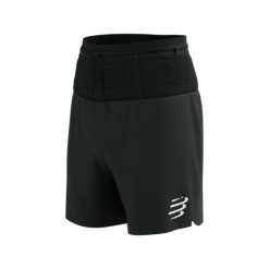 Spodenki do biegania męskie Compressport Trail Racing 2-in-1 Short. Czarne krótkie spodenki sportowe męskie Compressport, m, bez wzorów, do biegania. Za 508.99 zł.