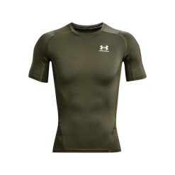Koszulka treningowa męska Under Armour Ua Hg Armour Comp Ss. Białe koszulki sportowe męskie Under Armour, m, bez wzorów, z materiału, bez kołnierzyka, bez ramiączek, na fitness i siłownię. Za 151.20 zł.