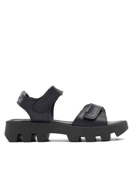 Lasocki Sandały GENUA ARC-HANKA-08 Czarny. Czarne sandały damskie Lasocki, bez wzorów, ze skóry, bez obcasa, na płaskiej podeszwie, bez zapięcia. Za 159.99 zł.