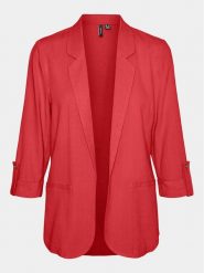 Vero Moda Marynarka Jesmilo 10279700 Różowy Regular Fit. Czerwone żakiety damskie Vero Moda, m, bez wzorów, z wiskozy. Za 119.99 zł.
