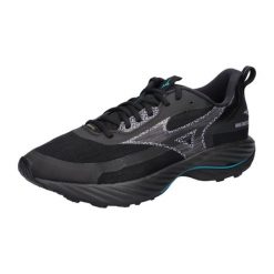 Buty do biegania męskie Mizuno Wave Rider GTX 3. Czarne buty sportowe męskie Mizuno, bez zapięcia, do biegania, mizuno wave. Za 750.30 zł.
