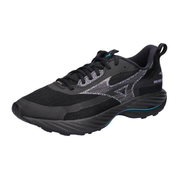 Buty do biegania męskie Mizuno Wave Rider GTX 3. Czarne buty sportowe męskie Mizuno, bez zapięcia, do biegania, mizuno wave. Za 750.30 zł.