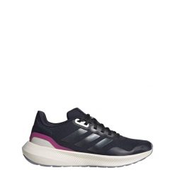 Buty do biegania Runfalcon 3 TR Shoes. Czarne obuwie sportowe damskie Adidas, bez wzorów, z materiału, do biegania. Za 276.60 zł.