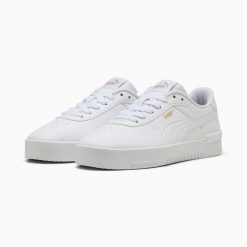 Puma Buty Jola 39841302. Białe obuwie sportowe damskie Puma, bez wzorów, z gumy, tenisowe. Za 201.99 zł.