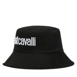 Kapelusz Just Cavalli. Czarne czapki i kapelusze damskie Just Cavalli, bez wzorów. Za 294.99 zł.