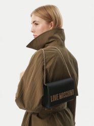 LOVE MOSCHINO Torebka JC4103PP0PKD0000 Czarny. Czarne torebki do ręki damskie Love Moschino, bez wzorów, wizytowe, bez dodatków. Za 699.99 zł.