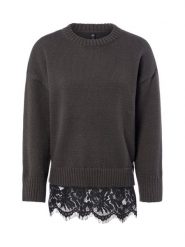 ONLY bluzka z dzianiny Kobiety szary, M. Szare bluzki damskie Only, m, bez wzorów, z dzianiny, bez kołnierzyka, bez ramiączek. Za 199.95 zł.