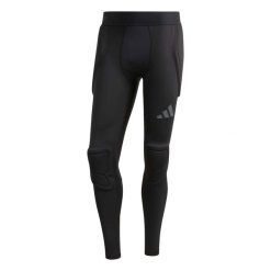 Legginsy bramkarskie męskie adidas Padded Goalkeeper Baselayer Long JZ9224. Czarne legginsy sportowe męskie Adidas, m, bez wzorów, do biegania. Za 215.99 zł.