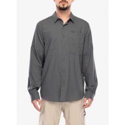Koszula turystyczna męska Columbia Silver Ridge Utility II LS Shirt. Szare koszule męskie Columbia, m, bez wzorów, sportowe, bez kołnierzyka, bez ramiączek. Za 307.99 zł.