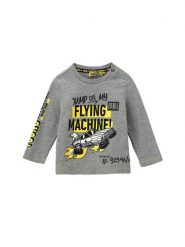 Original Marines Bluzka DCA0704NM Szary Regular Fit. Szare t-shirty dla chłopców Original Marines, bez wzorów, z bawełny, bez ramiączek. Za 59.99 zł.