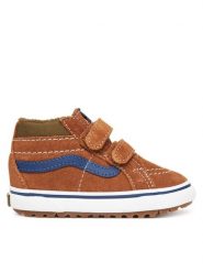 Vans Sneakersy MTE SK8-Mid Reissue V VN000D11N1Z1 Pomarańczowy. Brązowe buty sportowe chłopięce Vans, bez wzorów, ze skóry, bez zapięcia. Za 209.99 zł.