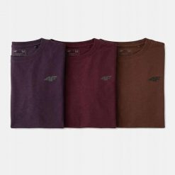 T-SHIRT MĘSKI 4F KOSZULKA LIMITOWANA KOMPLET ZESTAW 3 SZTUKI 5XL M3948 SS26. Koszulki sportowe męskie 4f, m, bez wzorów, z bawełny, bez kołnierzyka, bez ramiączek, na fitness i siłownię. Za 164.70 zł.