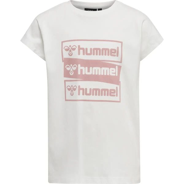 Koszulka dziewczęca Hummel Caritas. Białe bluzki dla dziewczynek Hummel, bez wzorów, z bawełny, bez ramiączek. Za 110.00 zł.